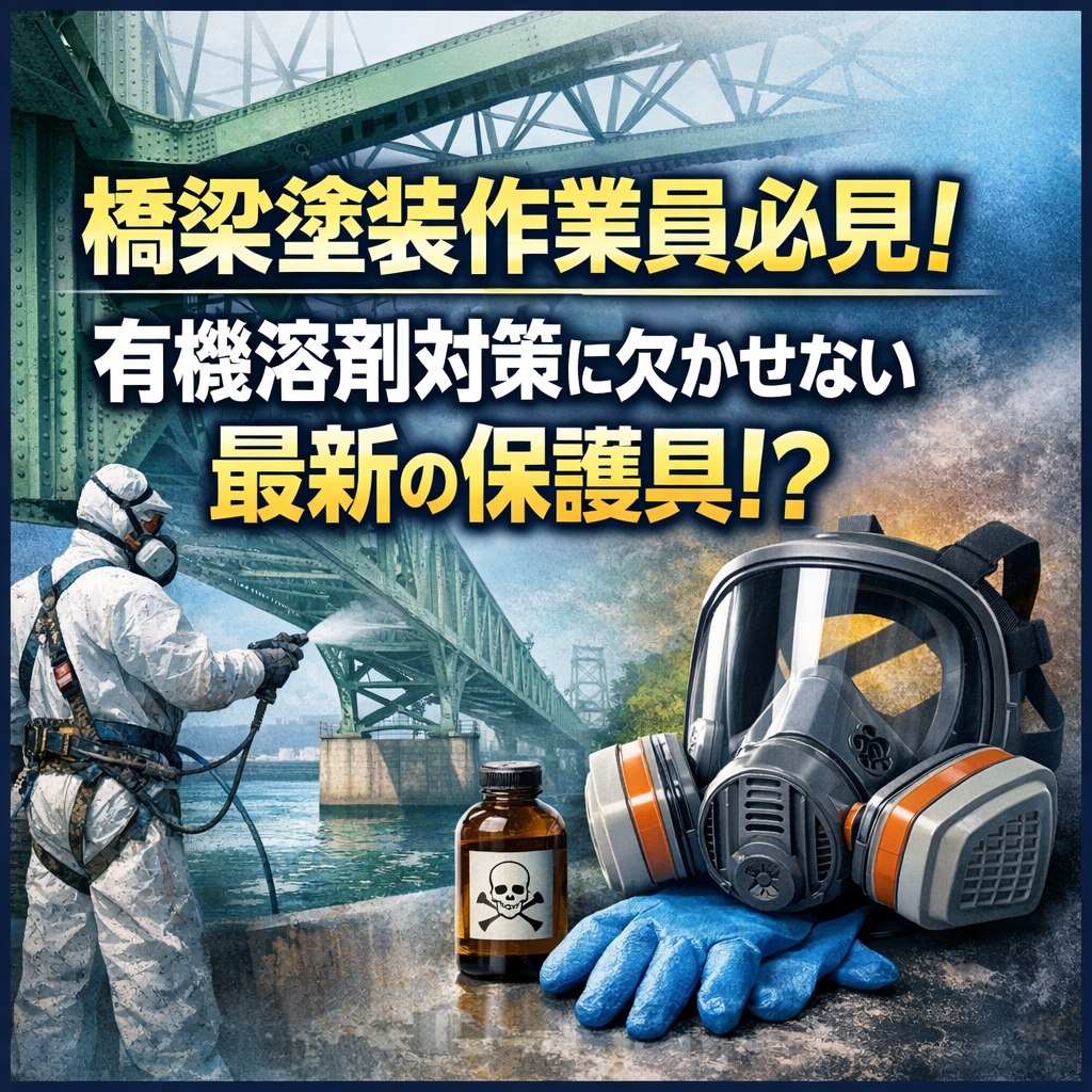 橋梁塗装作業員必見!有機溶剤対策に欠かせない最新の保護具とは?
